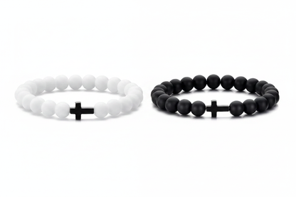 Two Cross Bracelets Side by Side